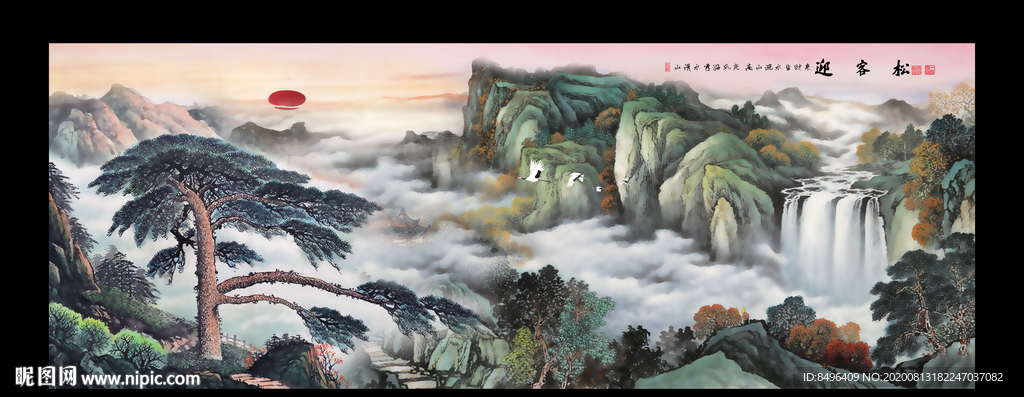 山水画 水墨山水画 意境山水画