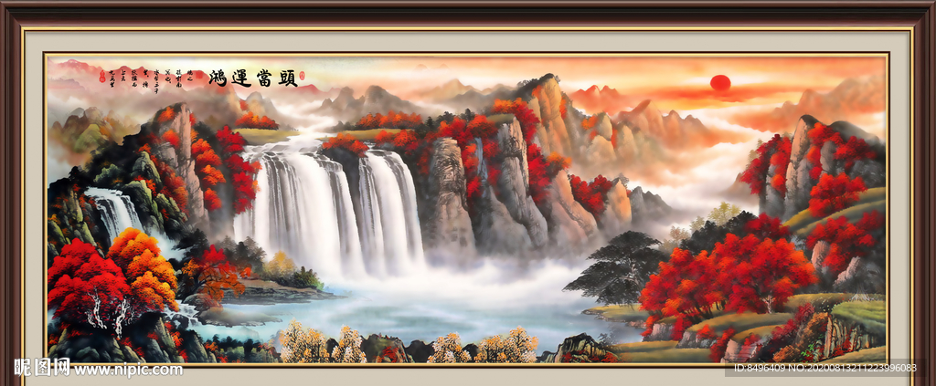 山水画 水墨山水画 意境山水画