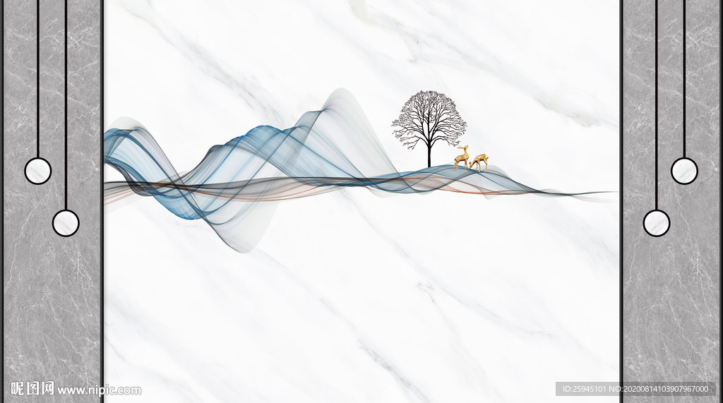 大理石纹背景墙