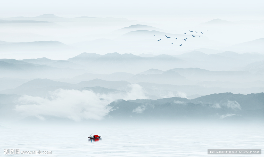 新中式山水画