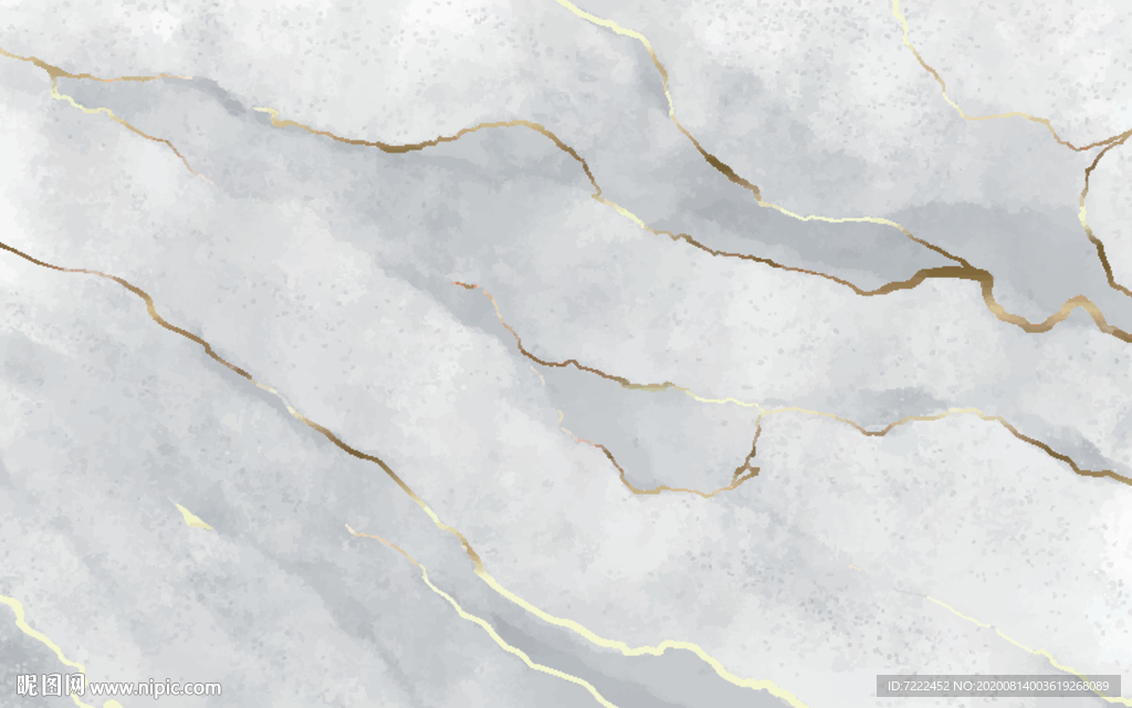 白石大理石金色条纹