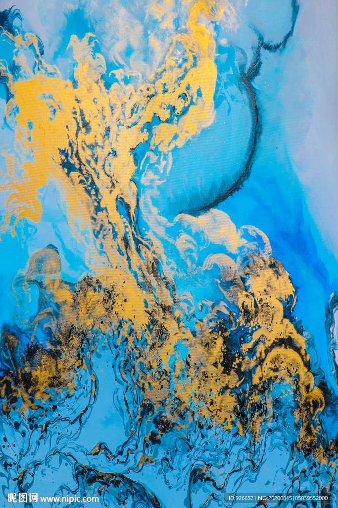 抽象手绘装饰画