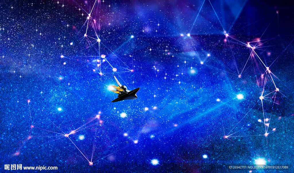 唯美浩瀚星空星云星系