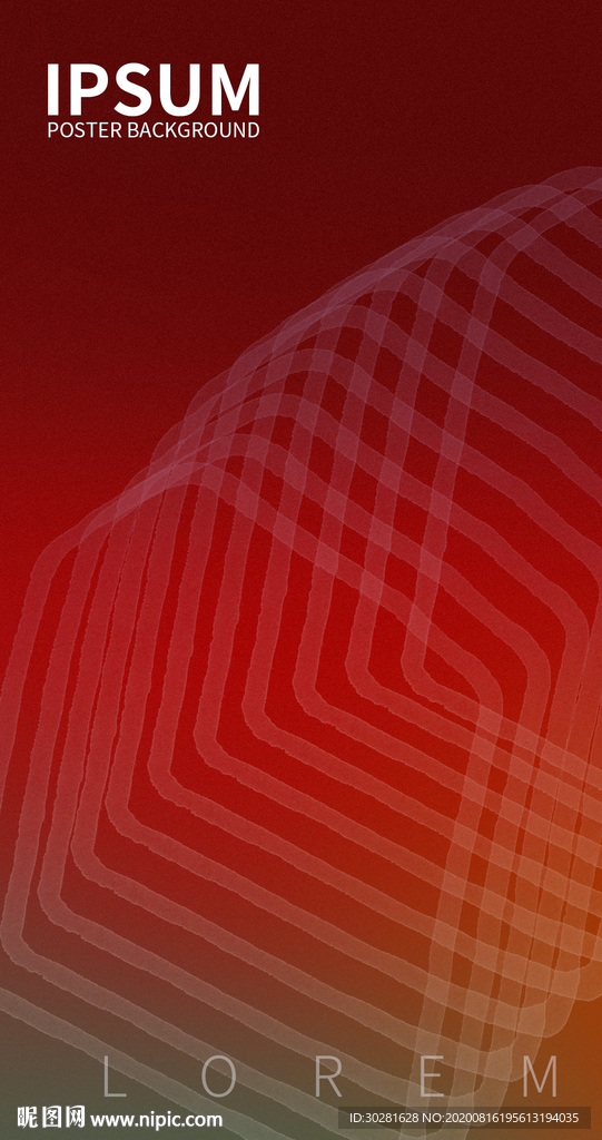 红色渐变背景图