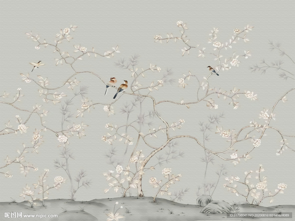 中式花鸟