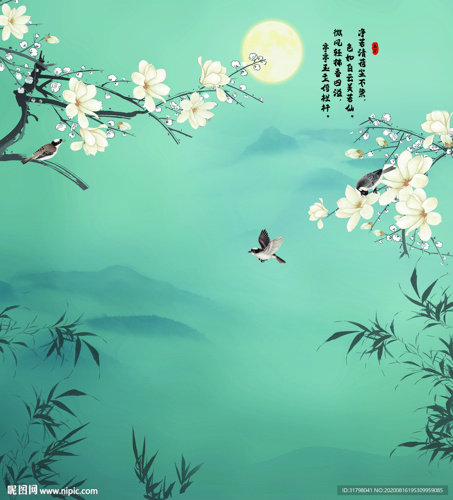 花鸟软包