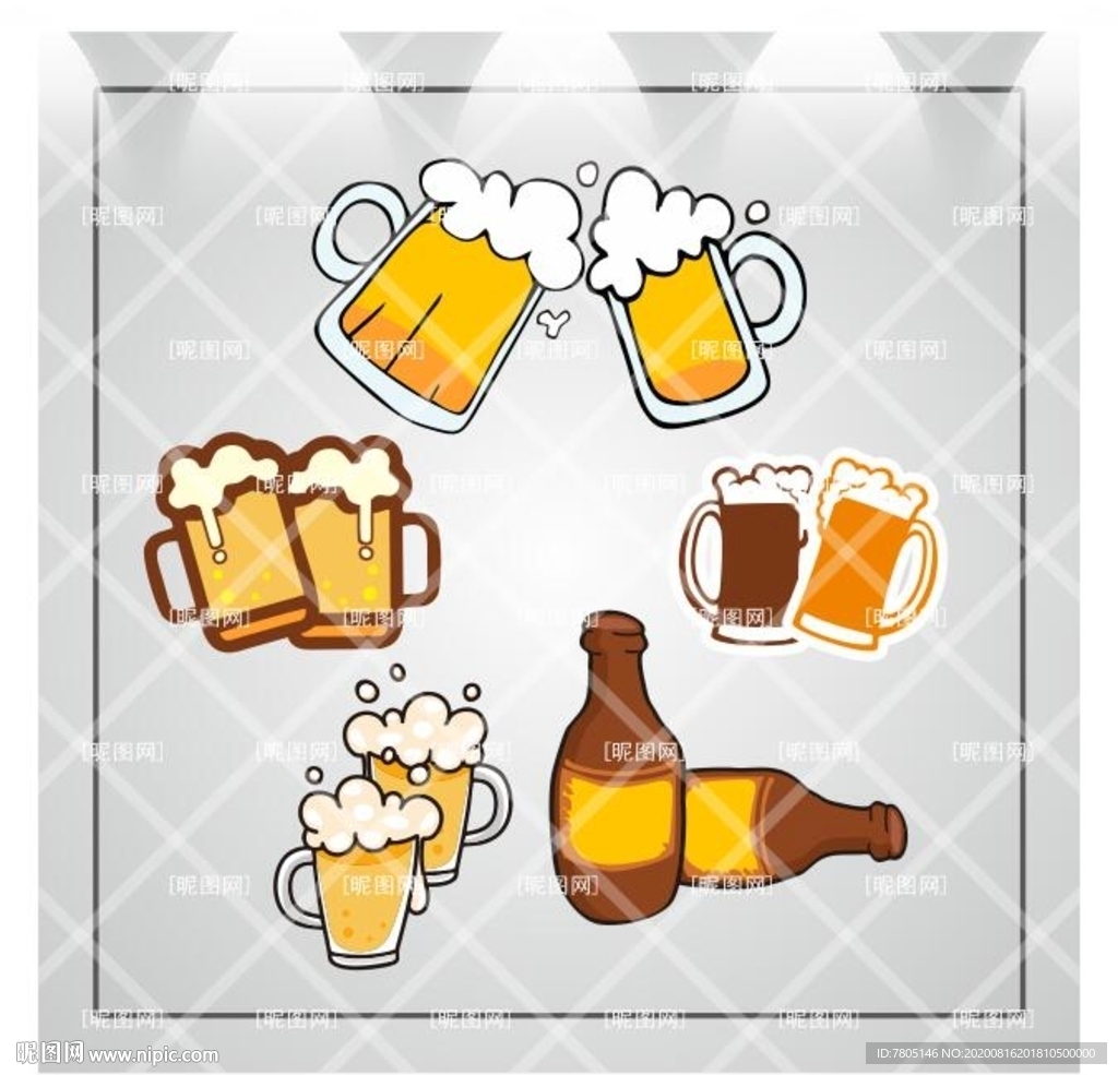 啤酒矢量