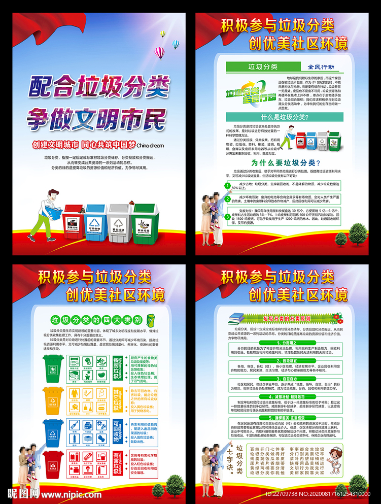 垃圾分类宣传栏