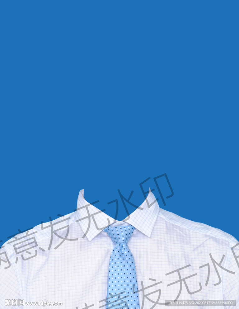领带白衬衫
