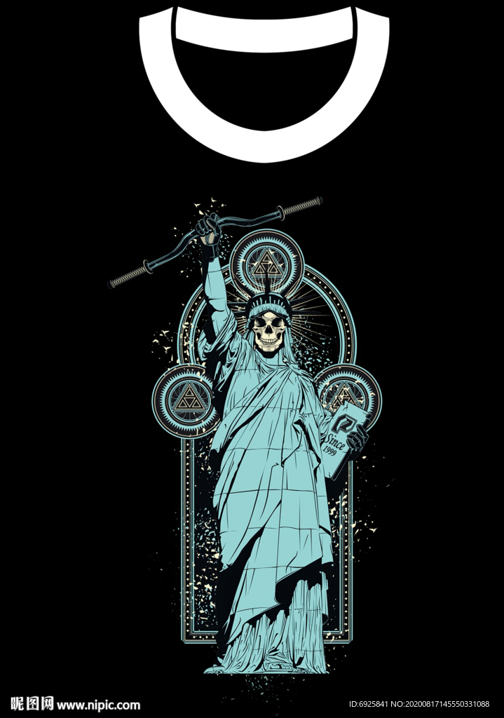 超酷欧美日韩文化衫T恤高清分层