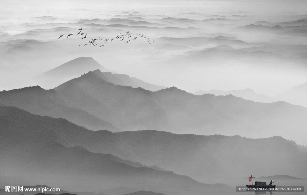 新中式山水画