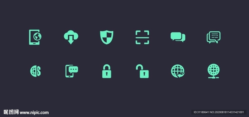 icon网页设计界面图标