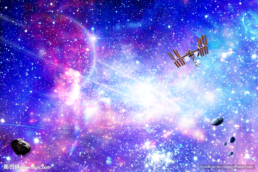 星空直播背景墙