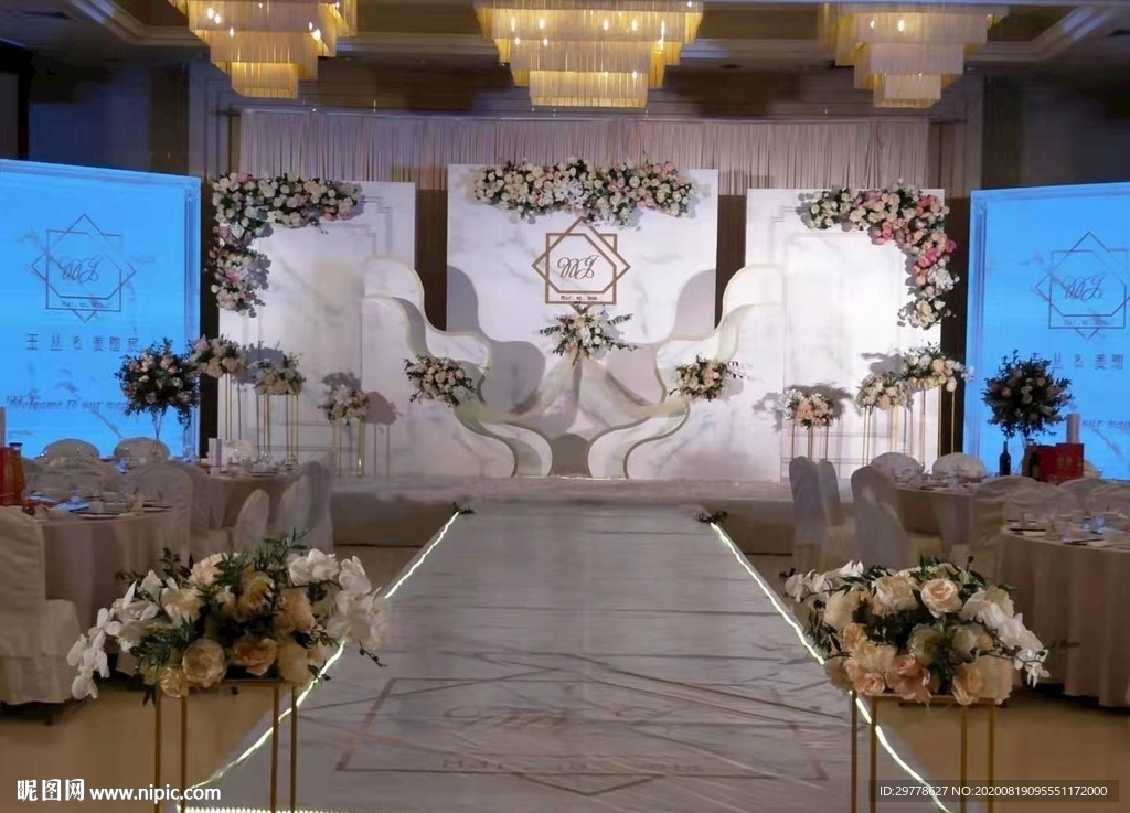 白色大理石婚礼