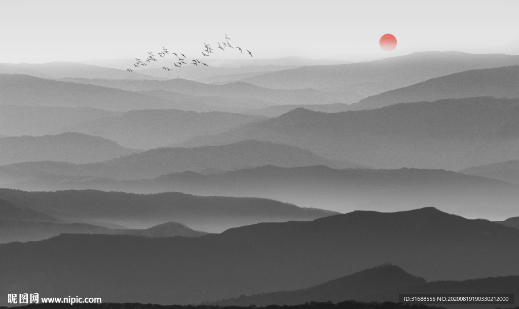 远山群山