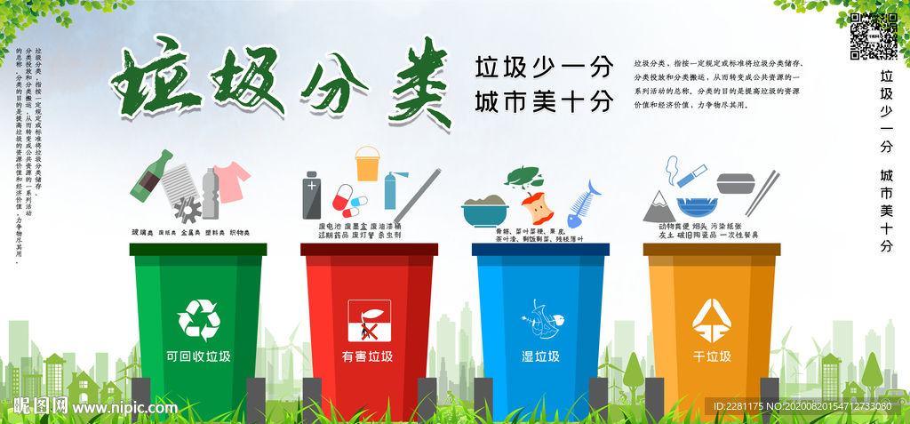 垃圾分类展板 垃圾分类宣传栏