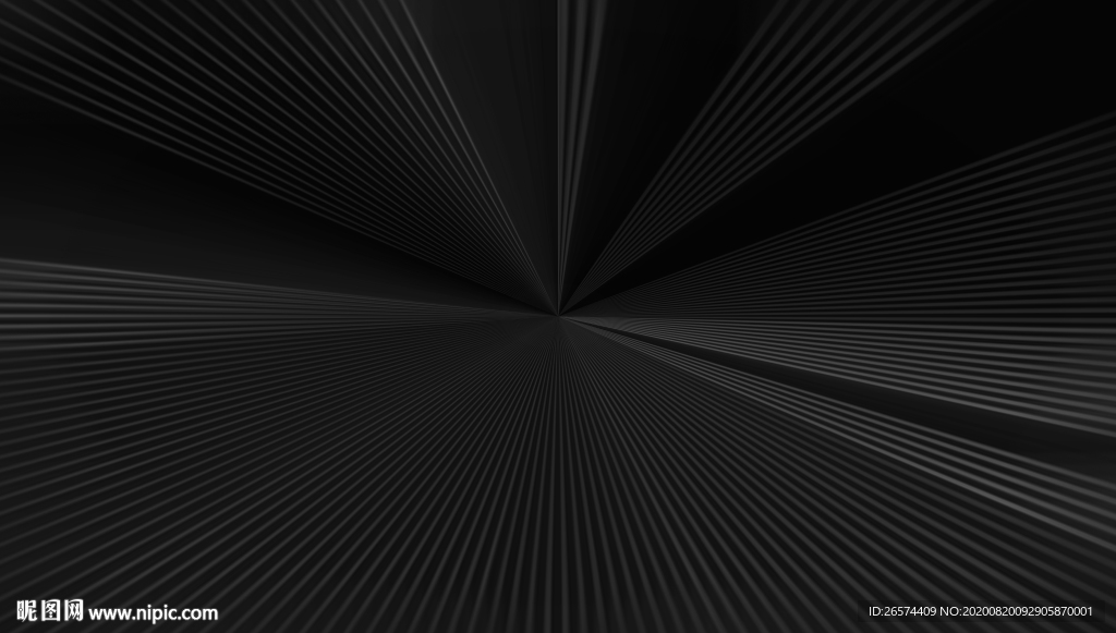 黑色放射背景