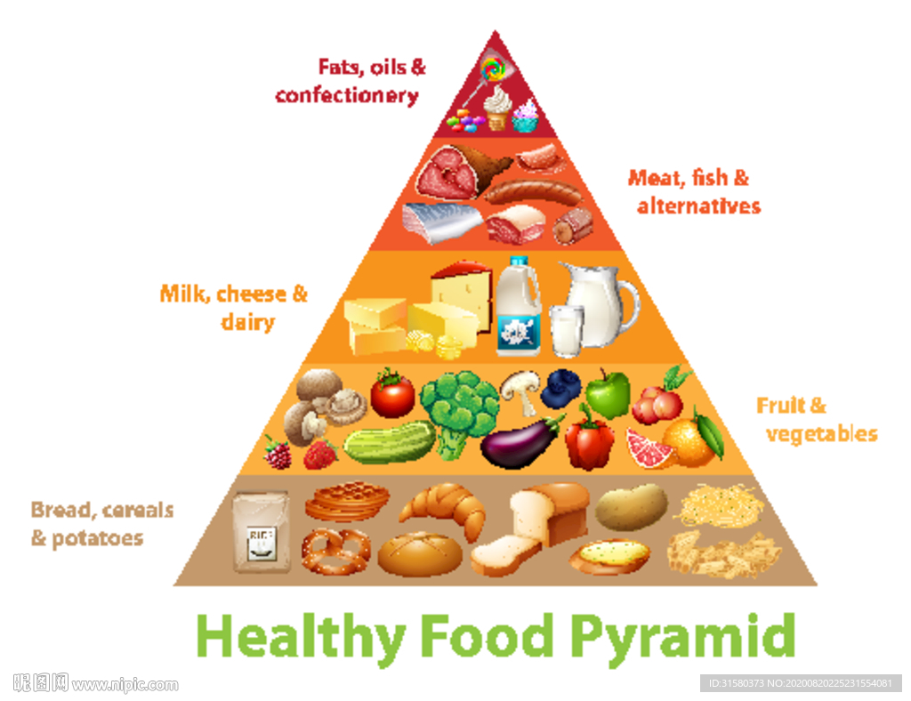 健康食物金字塔