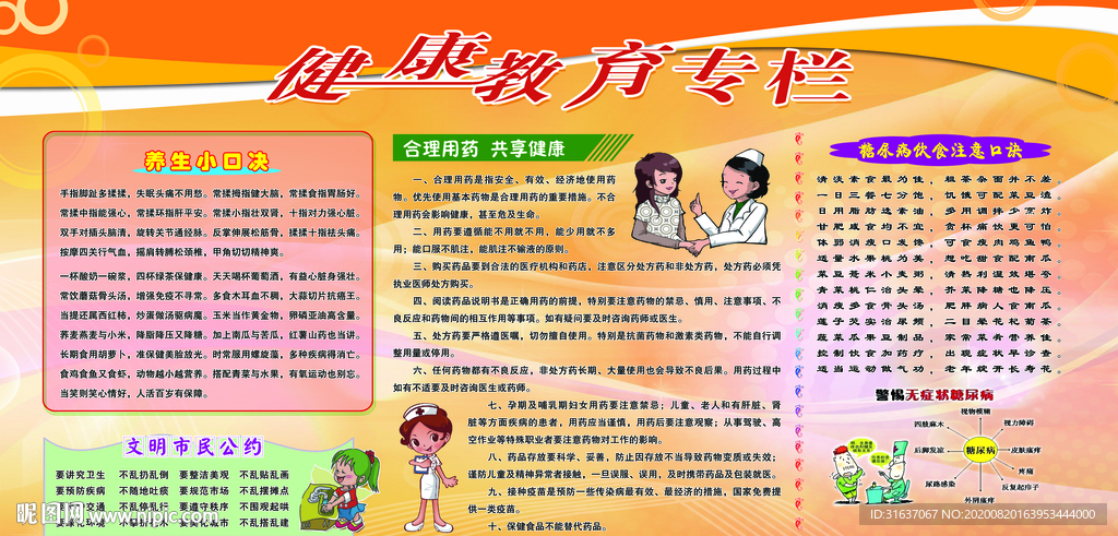健康教育宣传栏
