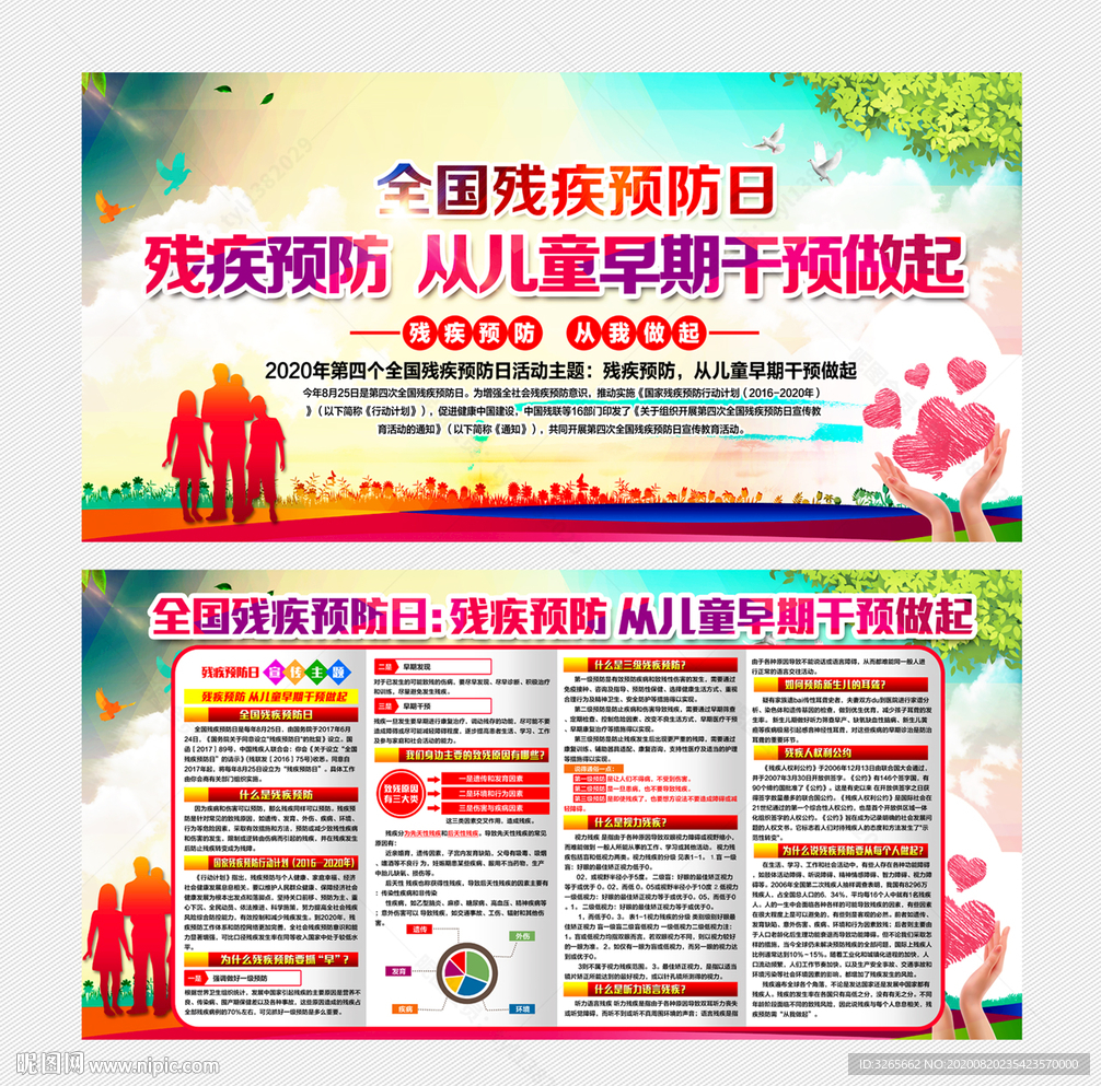 全国残疾预防日主题宣传栏