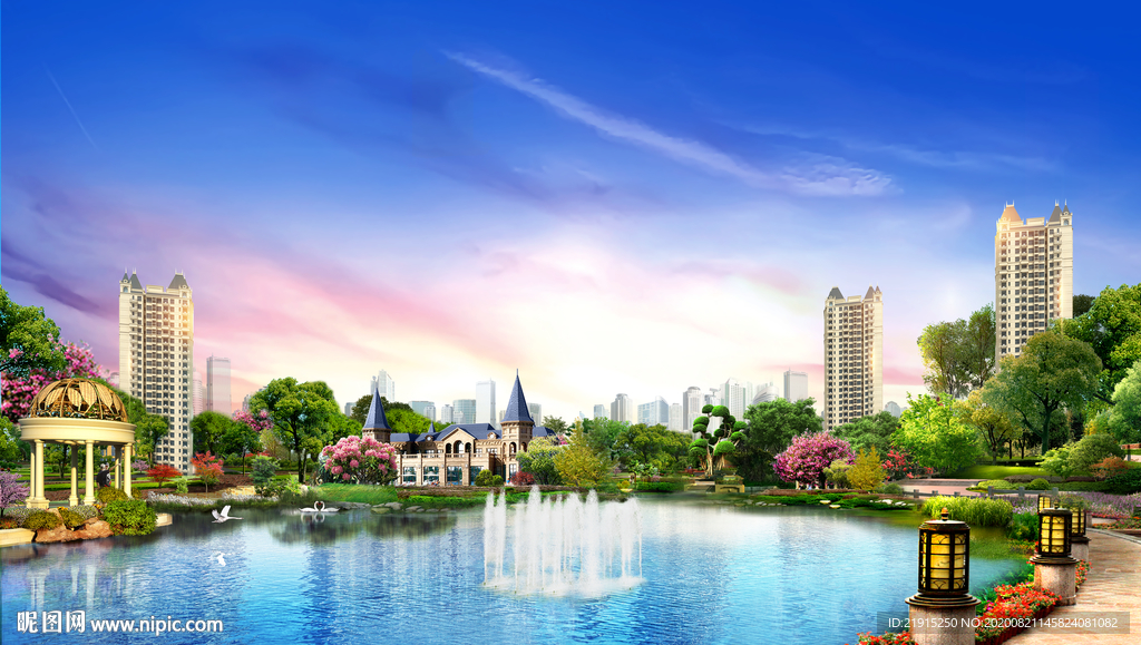 湖景园林