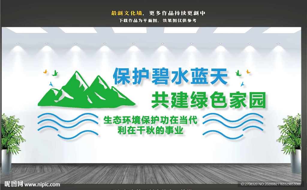 保护环境文化墙