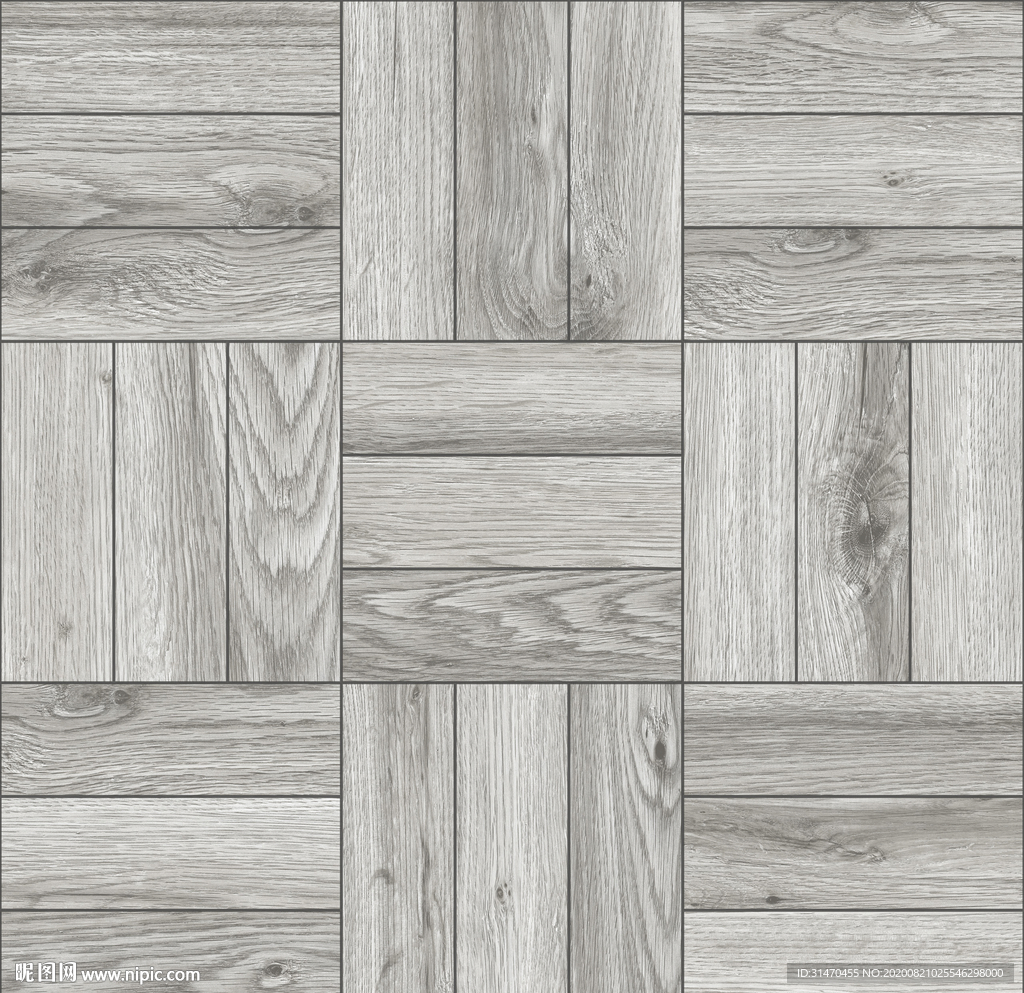 灰色木纹拼花地砖设计通道分色