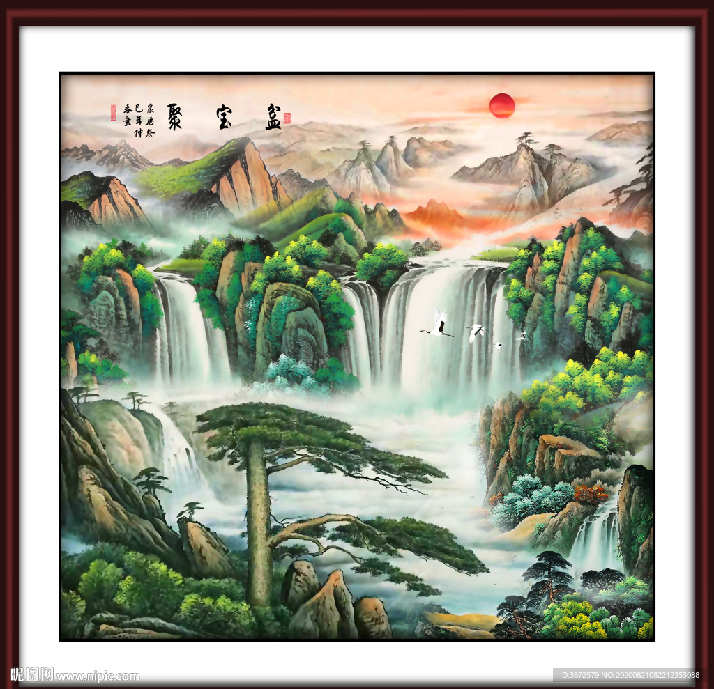 山水画 水墨山水画 意境山水画