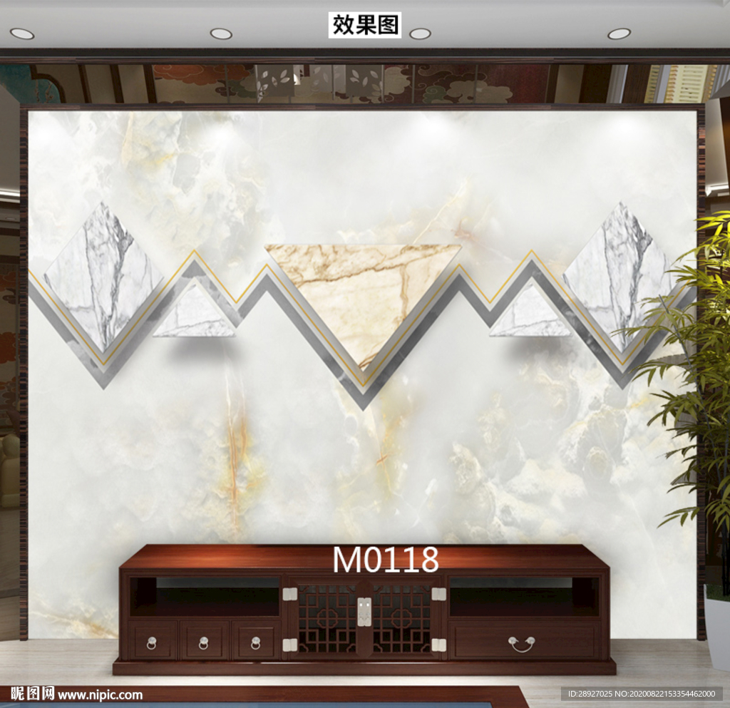 大理石 轻奢背景墙