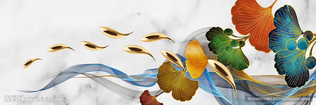 中式卧室横幅床头画晶瓷画装饰画