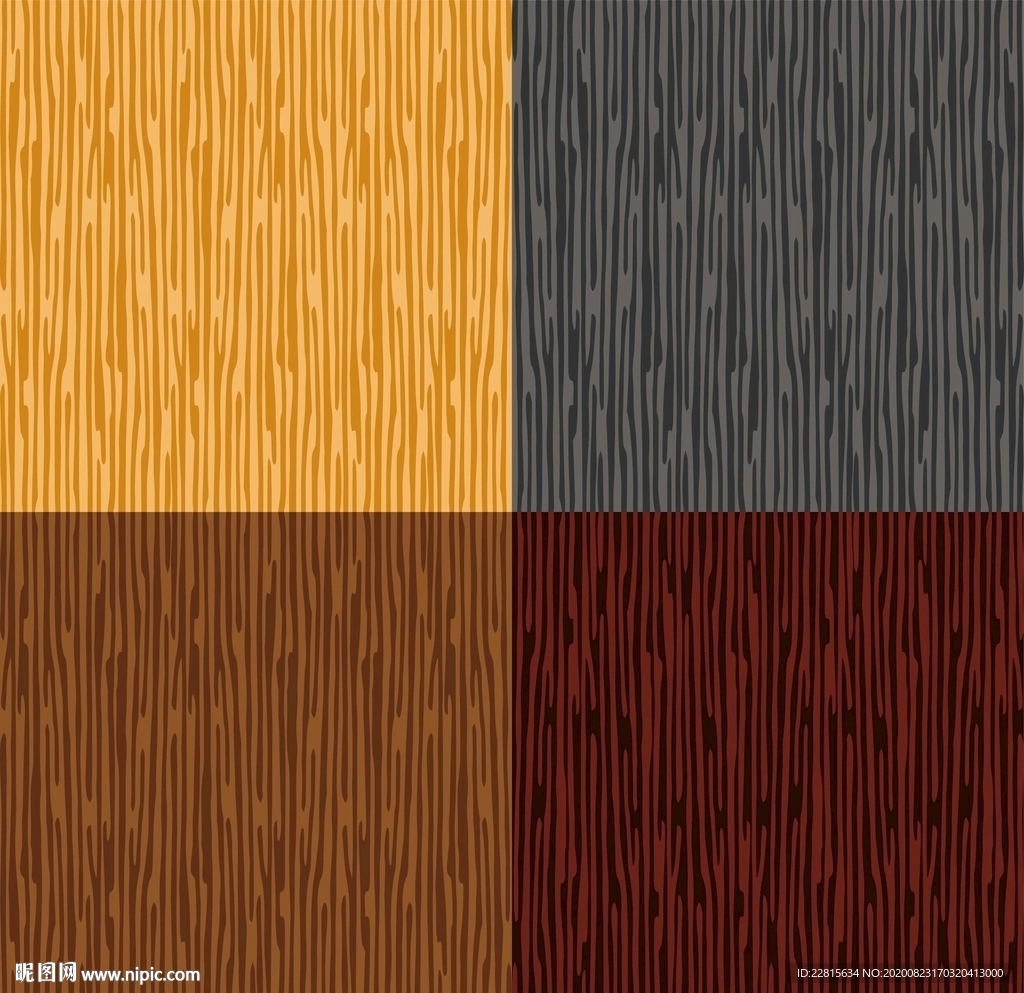 矢量四种色木纹理墙纸背景壁纸