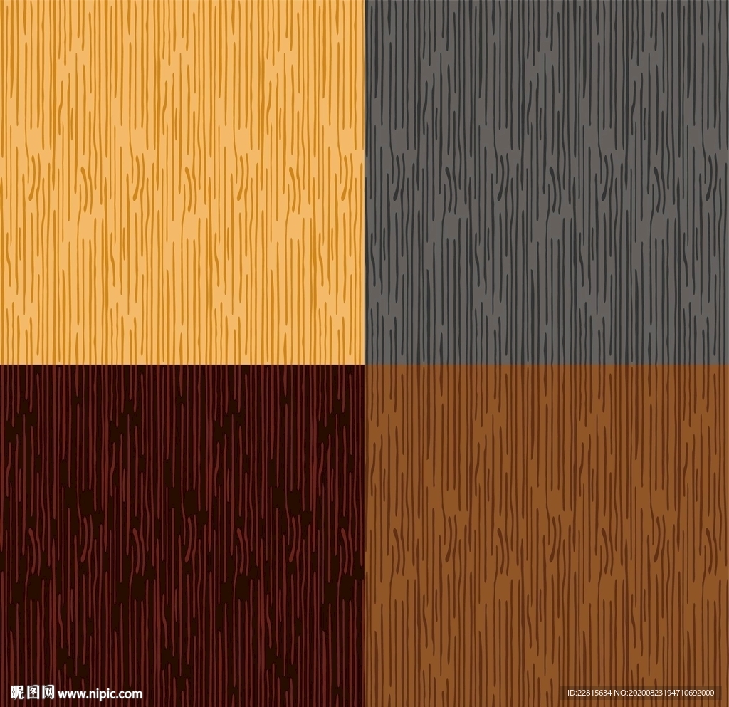 矢量四种色木纹理墙纸背景壁纸