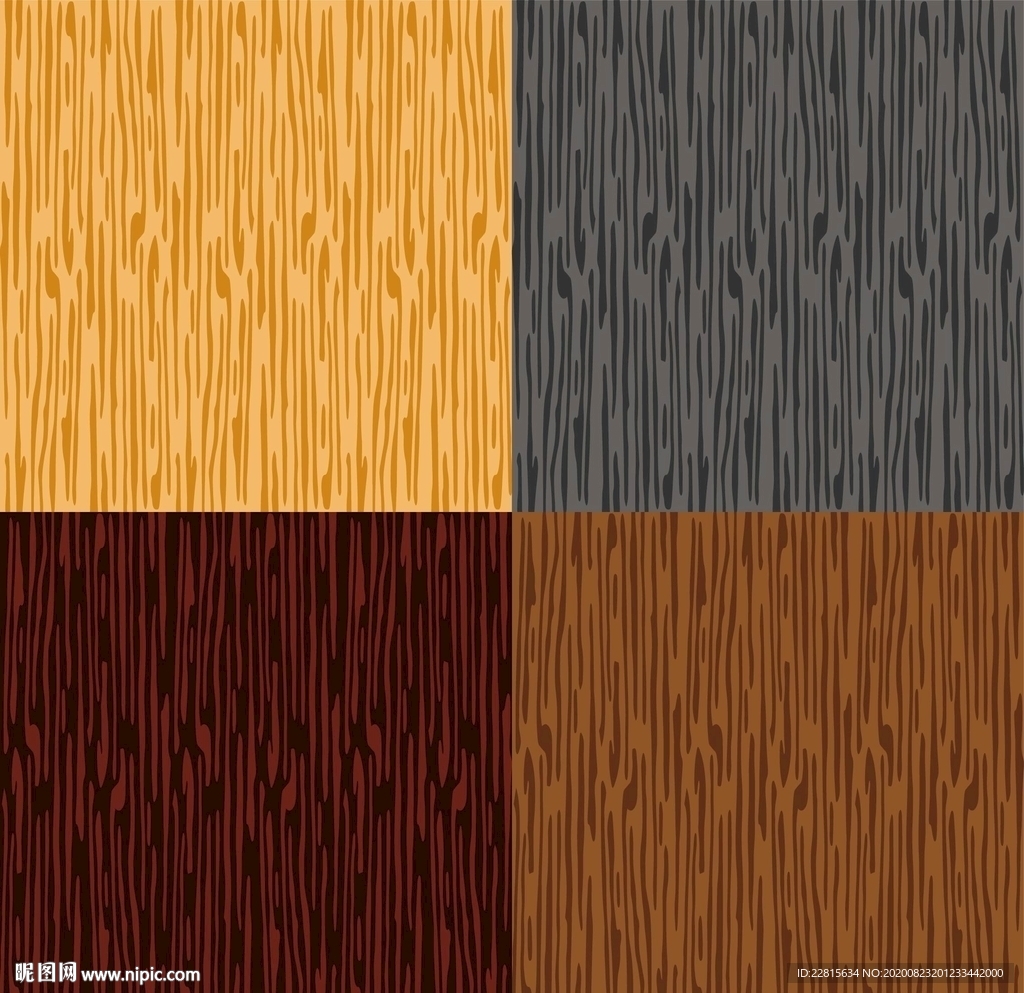 矢量四种色木纹理墙纸背景壁纸