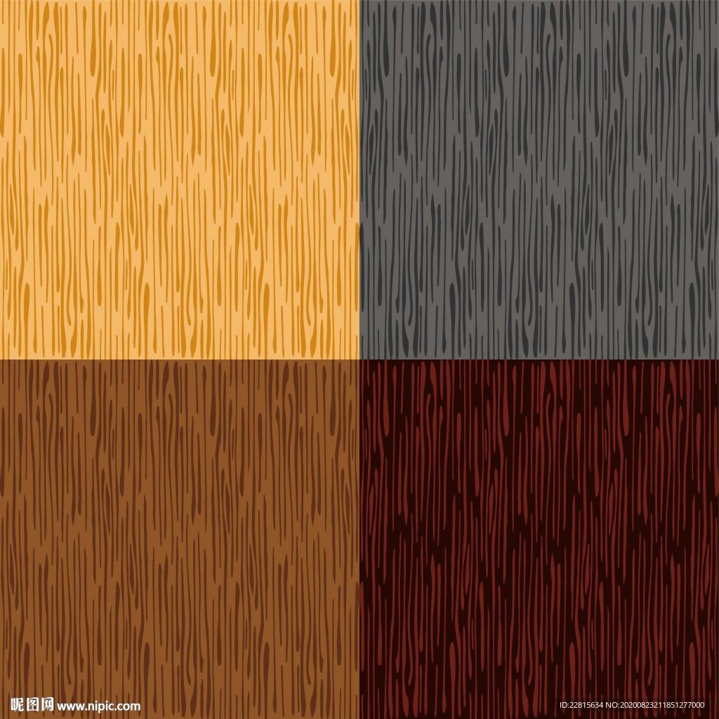 矢量四种色木纹理墙纸背景壁纸