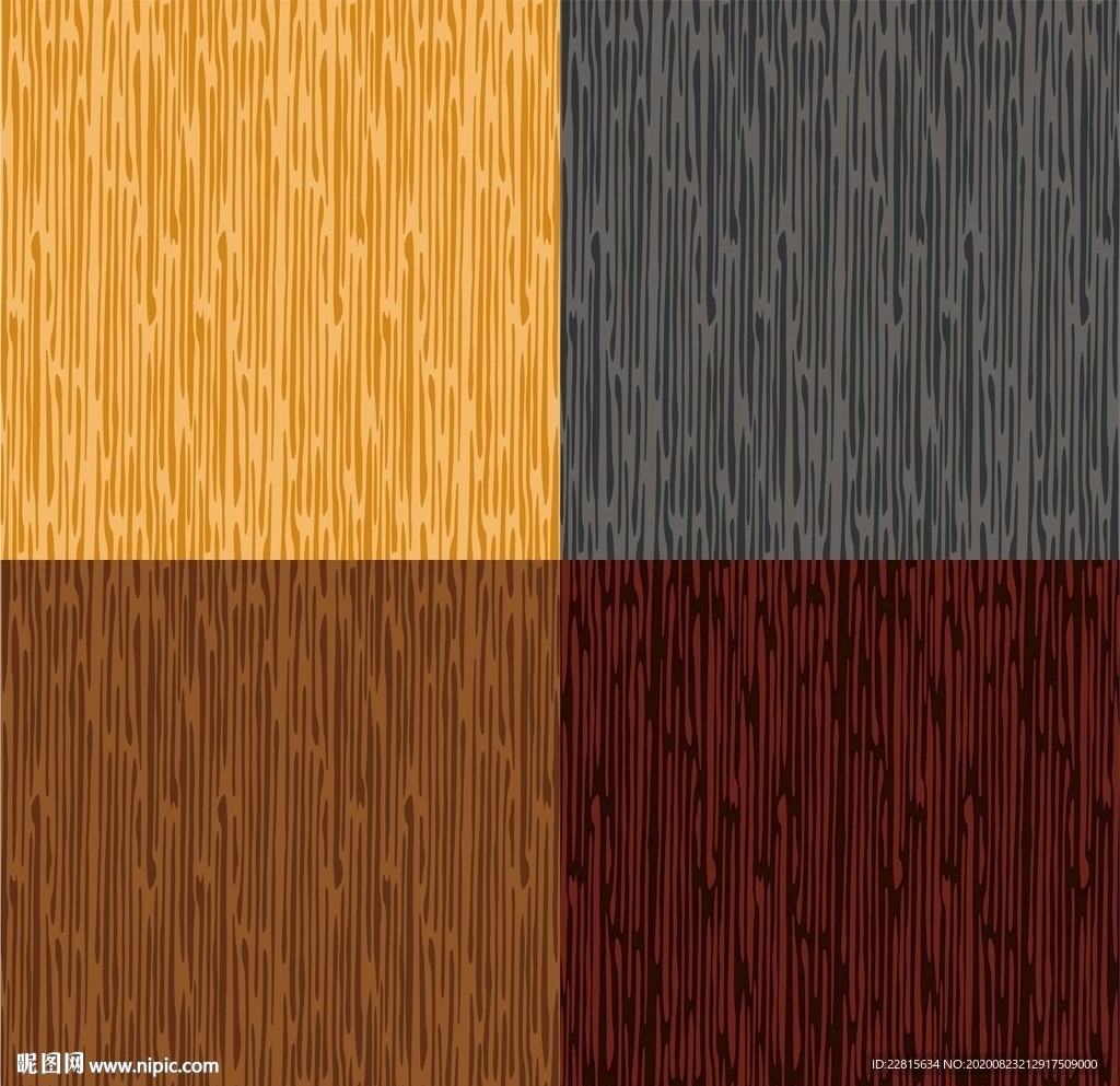 矢量四种色木纹理墙纸背景壁纸