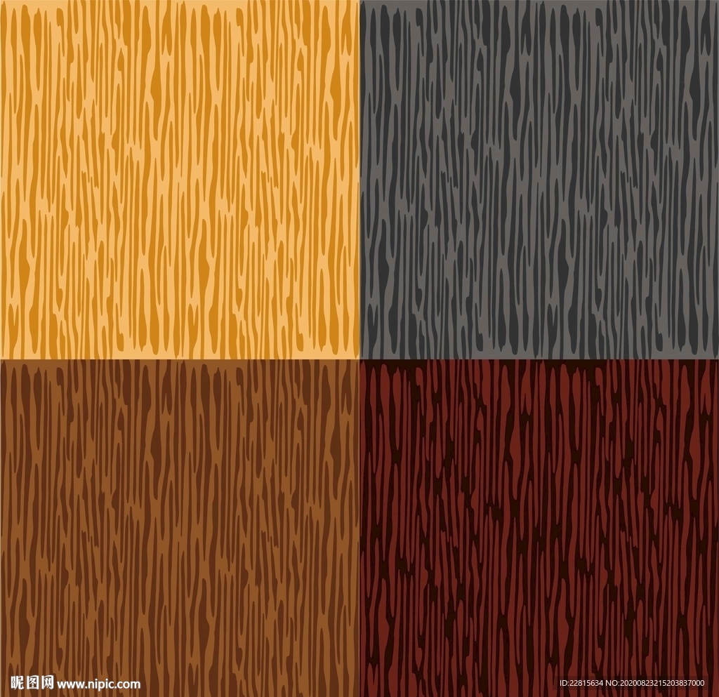 矢量四种色木纹理墙纸背景壁纸