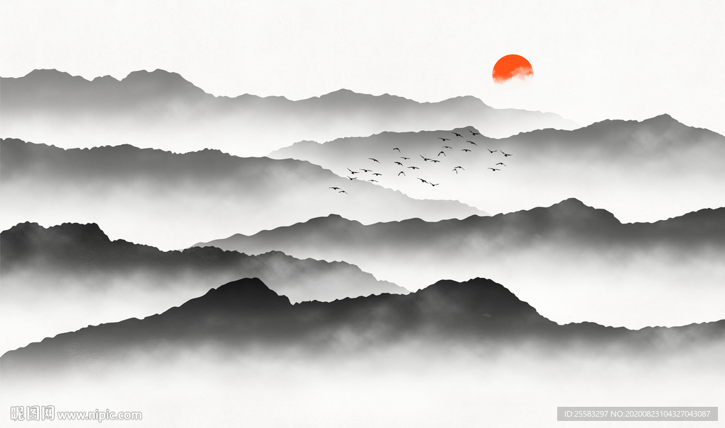 新中式山水