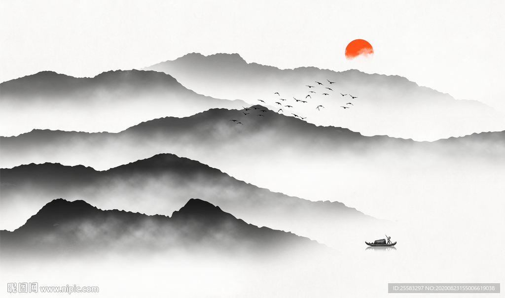 新中式山水