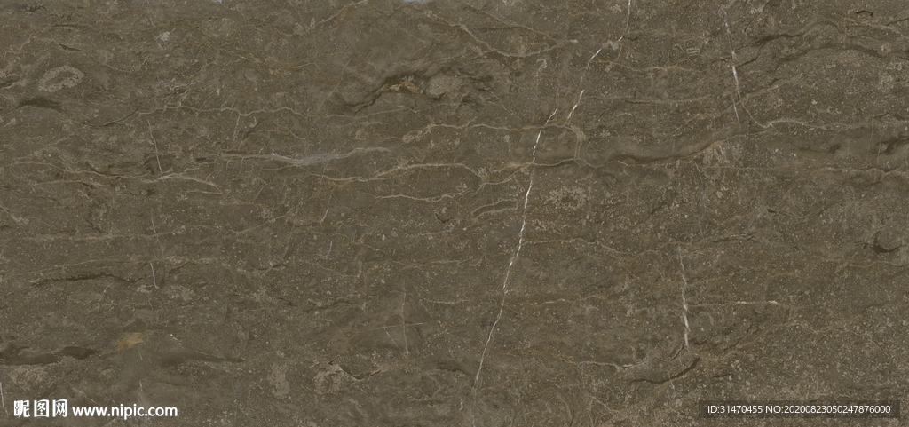 棕色白根大理石通道分色