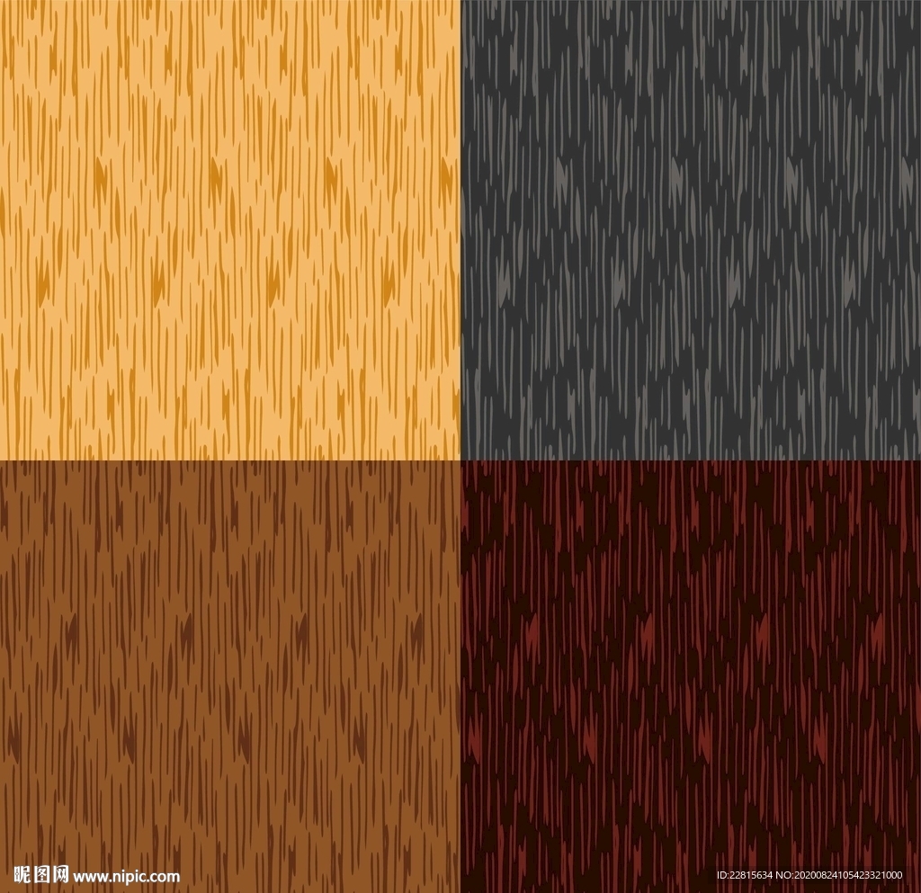 矢量四种色木纹理墙纸背景壁纸