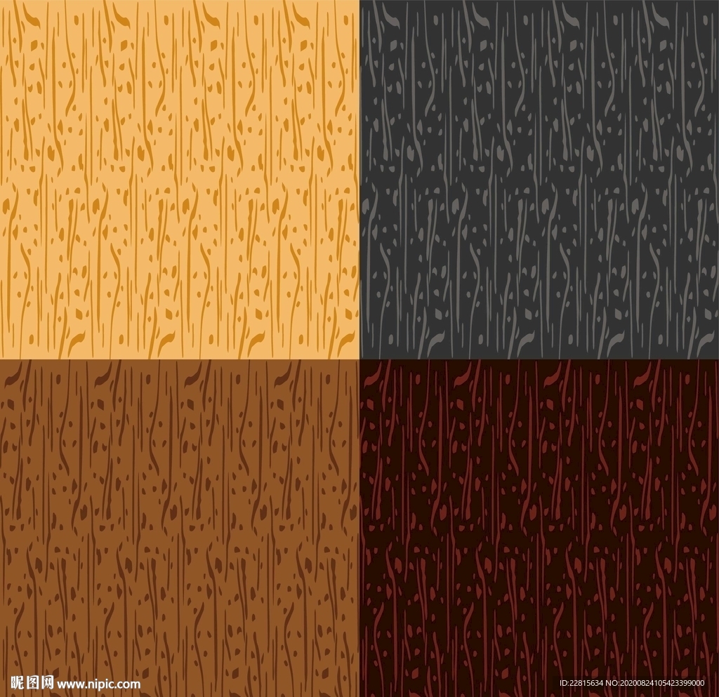 矢量四种色木纹理墙纸背景壁纸