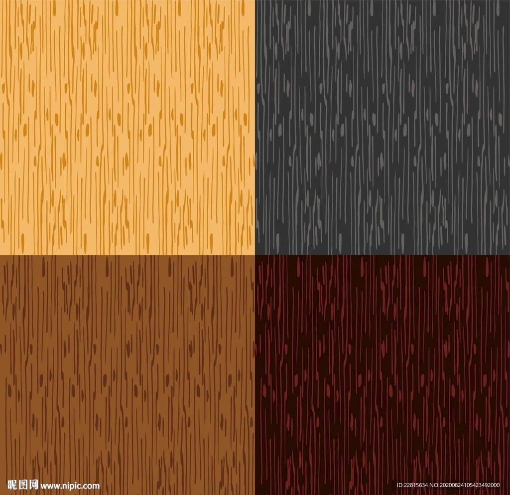矢量四种色木纹理墙纸背景壁纸