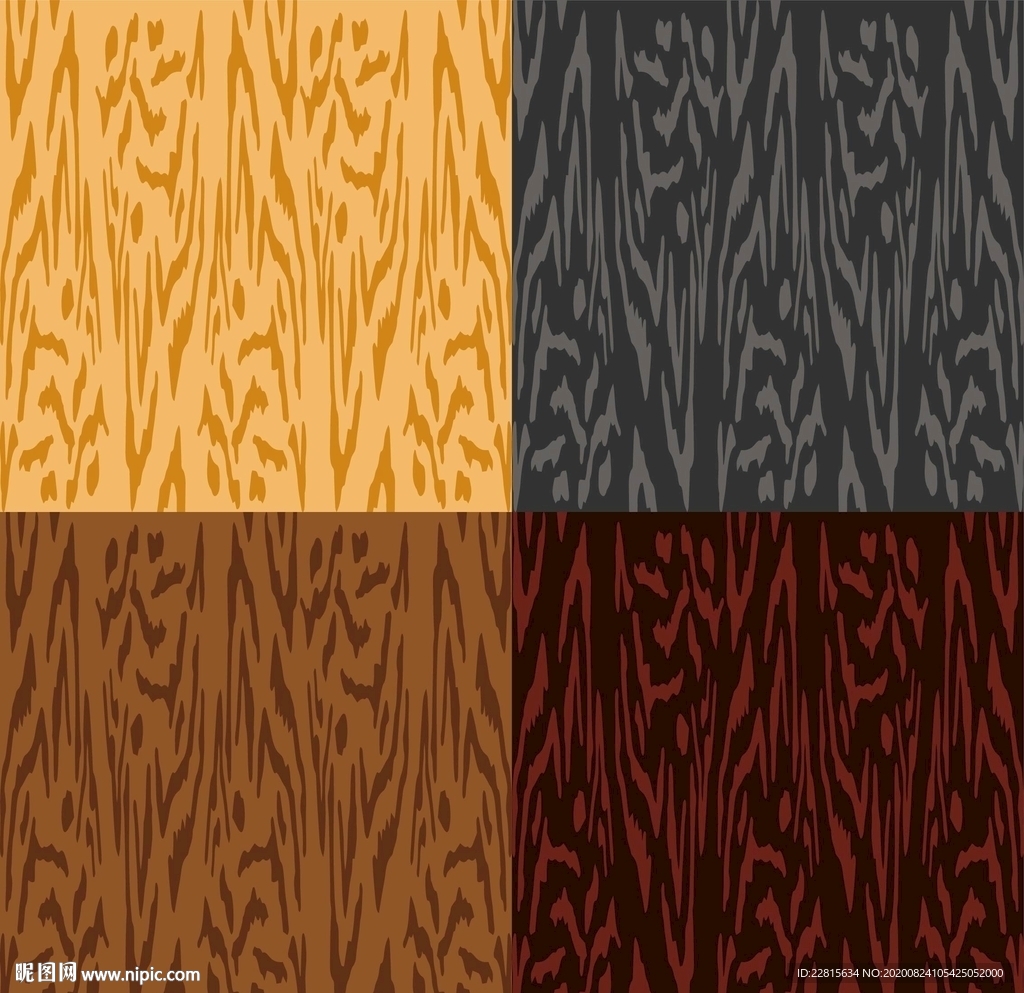 矢量四种色木纹理墙纸背景壁纸