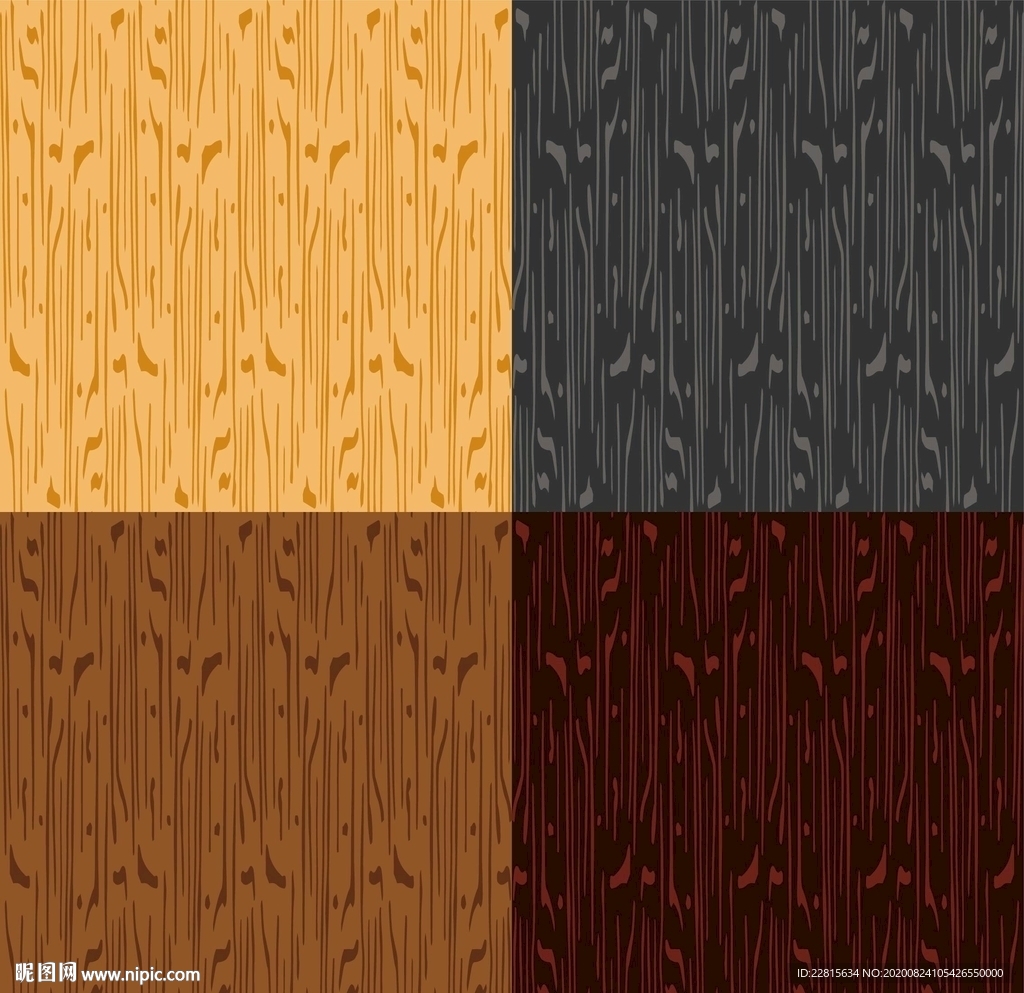 矢量四种色木纹理墙纸背景壁纸