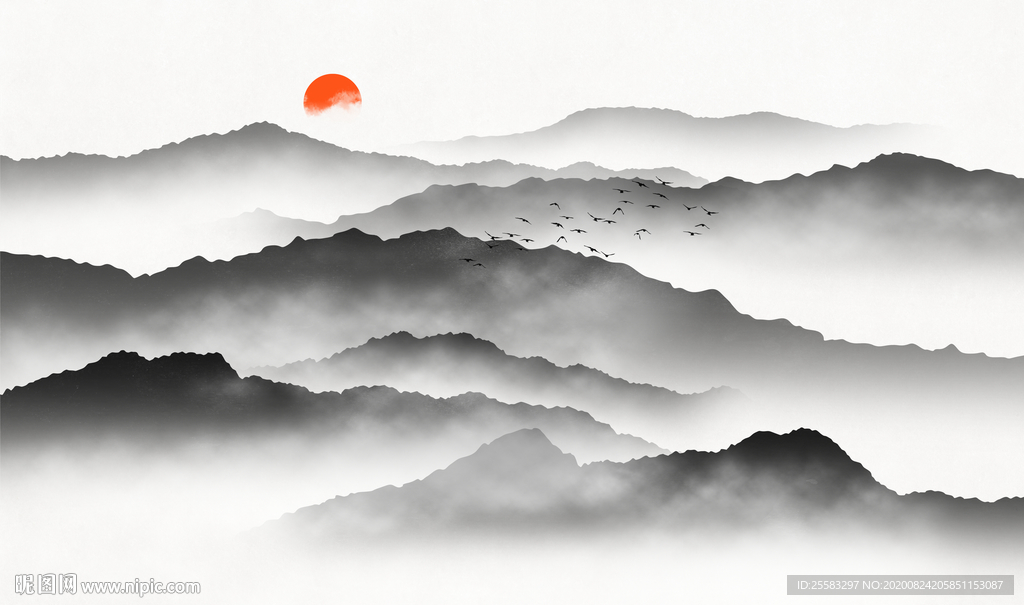 水墨山水