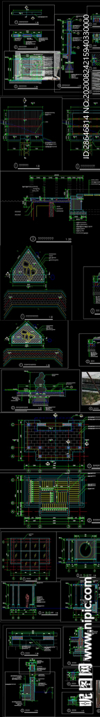 新中式园林景观规划CAD