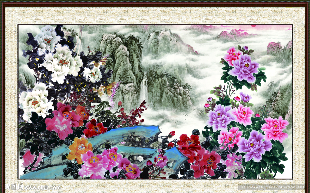 国画牡丹