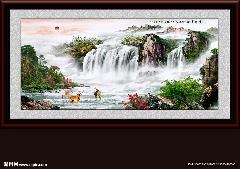 山水画 水墨山水画 意境山水画