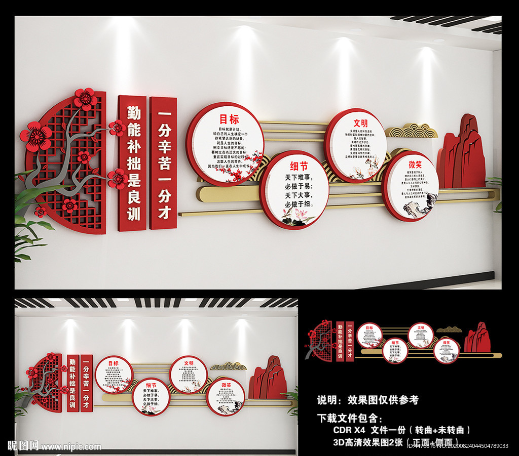 校园励志文化墙