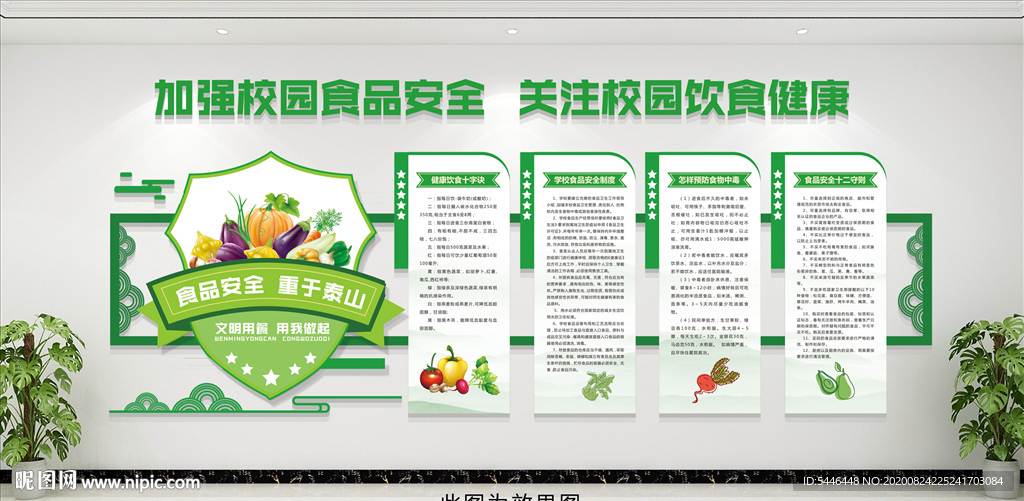 学校食品安全食堂文化